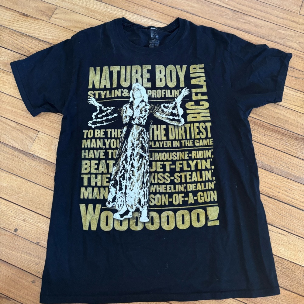 WWE Black and Gold Ric Flair Graphic Tee